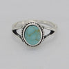 Natural Decorative Turquoise Rings