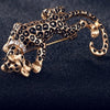 Leopard Animal Scarf Pin Brooch