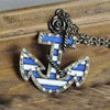 Ocean Anchor Vintage Necklace