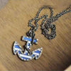 Ocean Anchor Vintage Necklace
