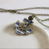 Ocean Anchor Vintage Necklace