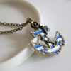 Ocean Anchor Vintage Necklace