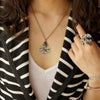 Ocean Anchor Vintage Necklace