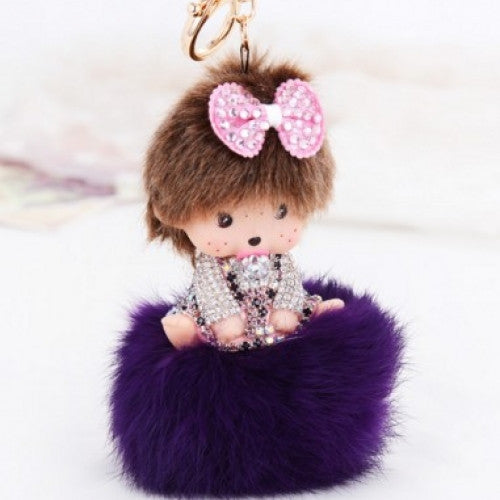 Monchhichi Sleutelhanger Ball Key Chain