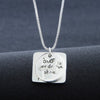 "Follow your Dreams Trust Your Heart" Necklace