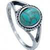 Natural Decorative Turquoise Rings