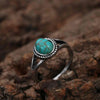 Natural Decorative Turquoise Rings