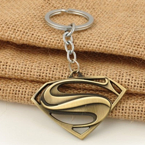 Theme Superman Logo Keychain